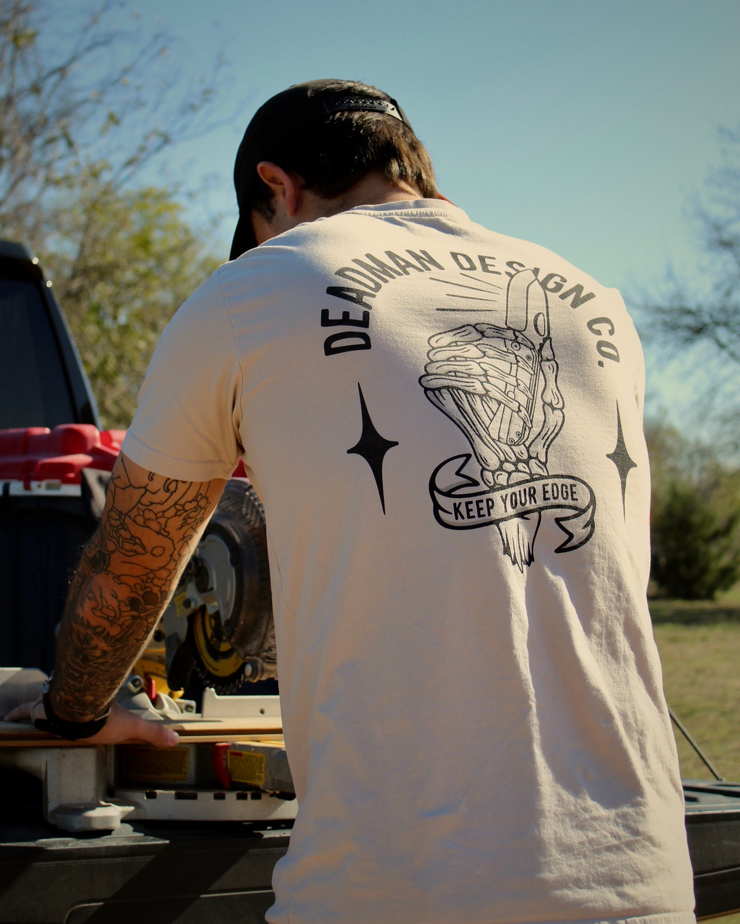 Deadman Pocket Tee - Off White