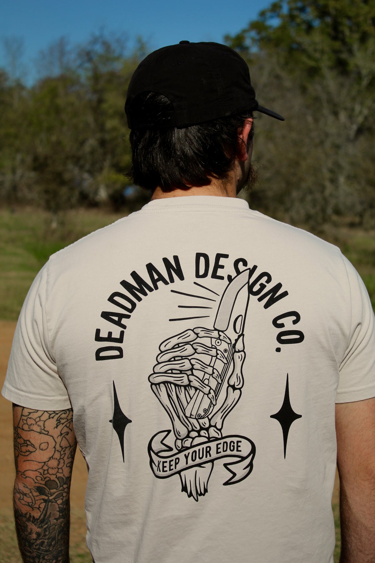 Deadman Design Deadman Pocket Tee - Off White – Deadman Design Co.